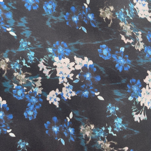 J Crew Black Floral Silk Skirt - Picture 6 of 9